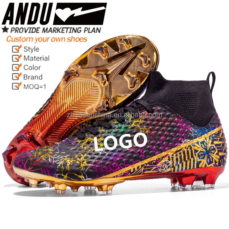 Online Football Boot High Ankle Boots For Men Custom Football Shoes For Men Soccer Shoes Make Your Own Football Boots Man