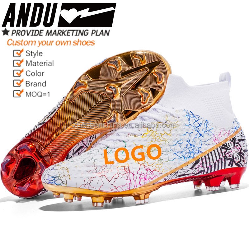 Online Football Boot High Ankle Boots For Men Custom Football Shoes For Men Soccer Shoes Make Your Own Football Boots Man