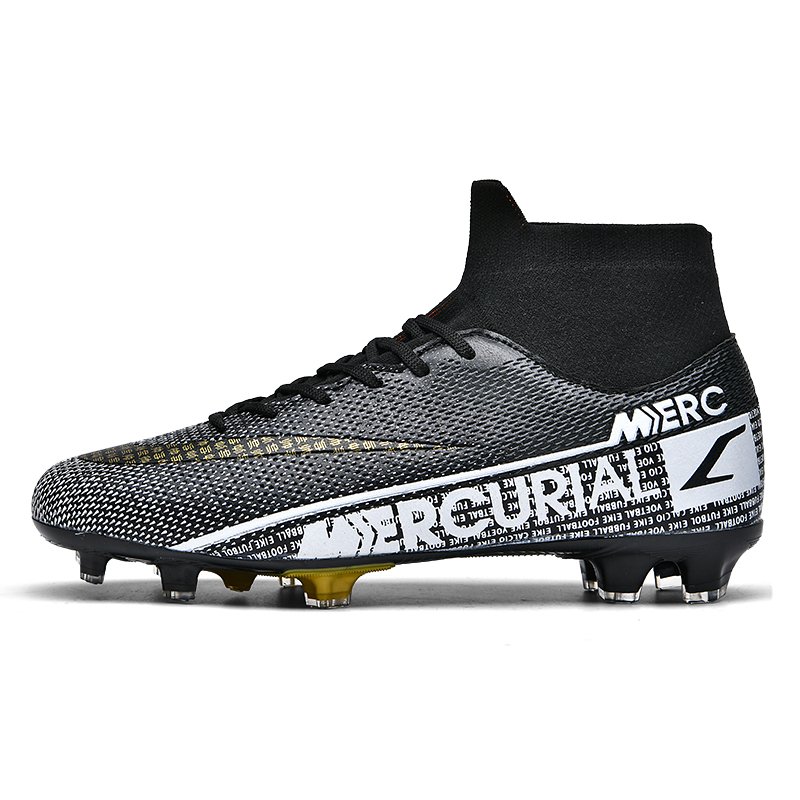 Men's Women's Adult Sports Shoes Long Cleat Spikes TF Artificial Grass Training Soccer Shoes Wholesale Large Size Spring Autumn