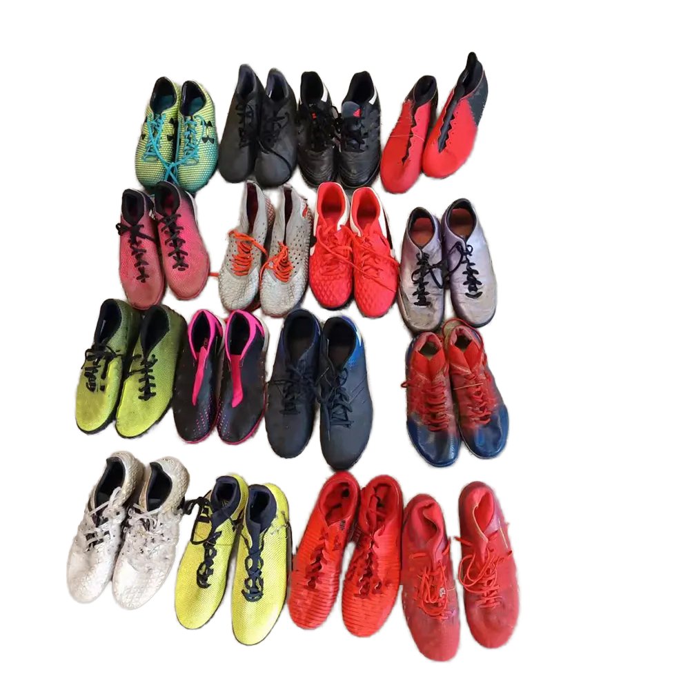 Second Hand Football Shoes Soccer Used Shoes Boots Men Stock Chinese Branded for Men Bales
