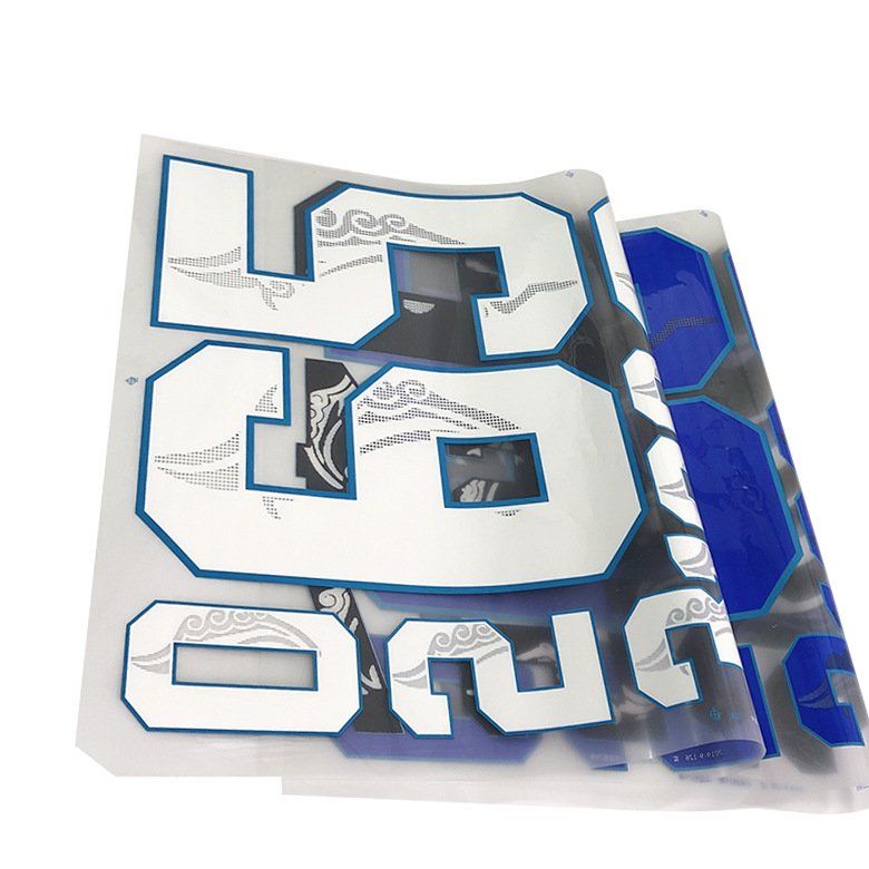 Custom Printing Logo Hot Ready Press Stickers Plastisol Inkjet Dtf Washable Heat Transfer Labels For Hoodies T-Shirts