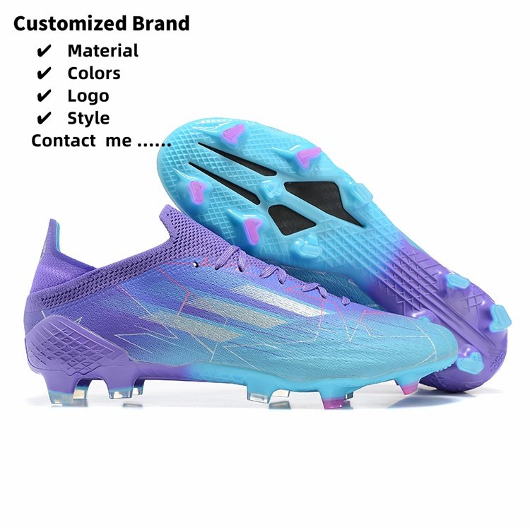 Factory Oem Men'S Professional Best Selling Cheap Ag Firm Ground Junior Football Boots Shoes Soccer Cleats