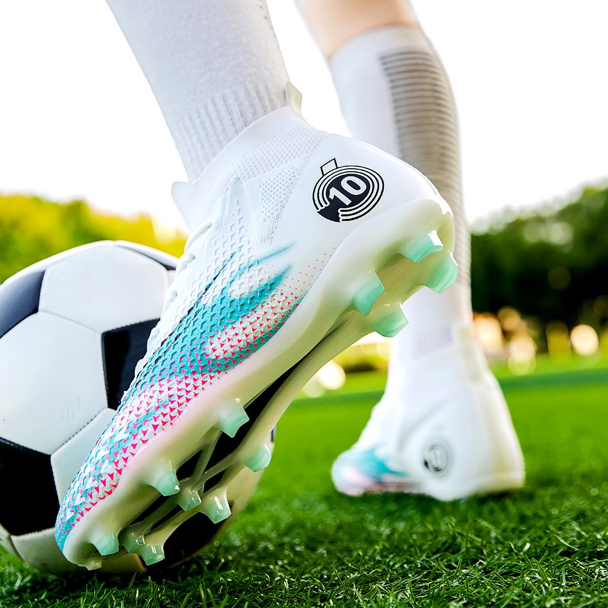Aggressive Spikes Prodigy Football Cleats Popular Design for Men Outdoor Soccer Games Summer Winter Spring-Mens Football Boots