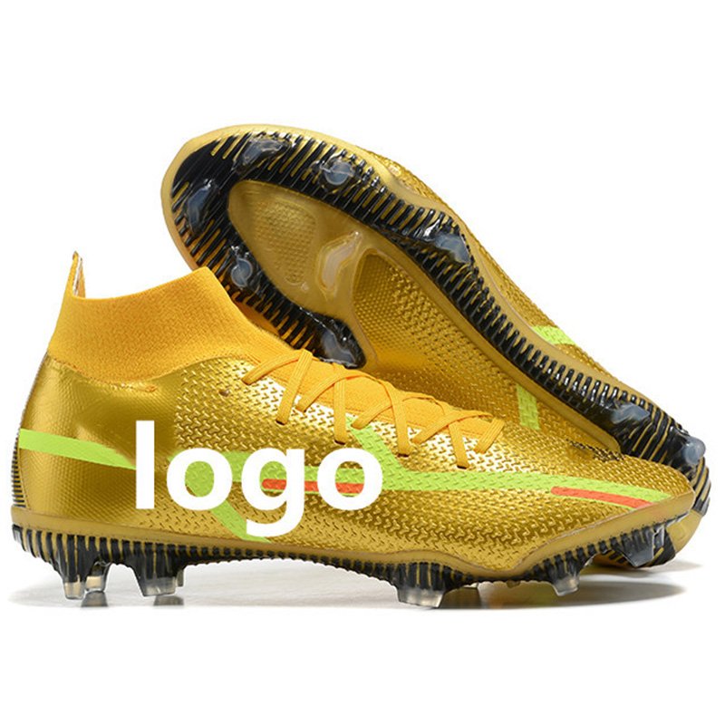 Sports Kids Football Boots Soccer Shoes Custom 2023Fashion Summer Cotton Box