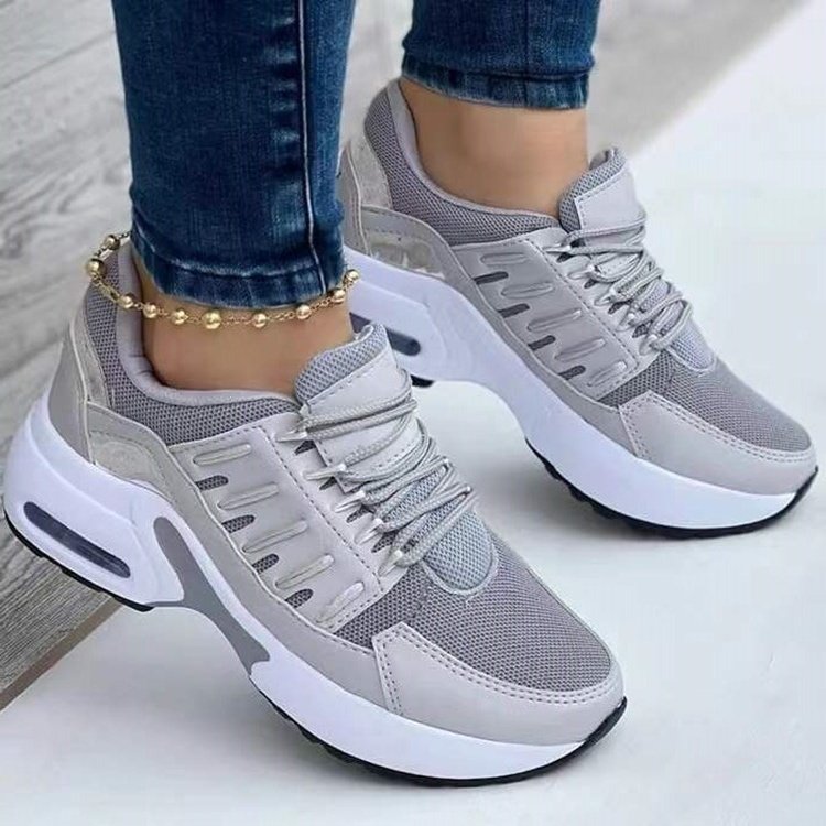 2024 womens new high-quality sports shoescomfortable and breathable high heels women's walking air cushion sports shoes