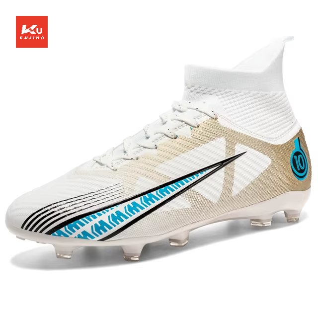 High Top Men's New Soccer Shoes FG/TF Hot Adult Non-Slip Professional Football Boots Outdoor Children's Grass Soccer Sneakers