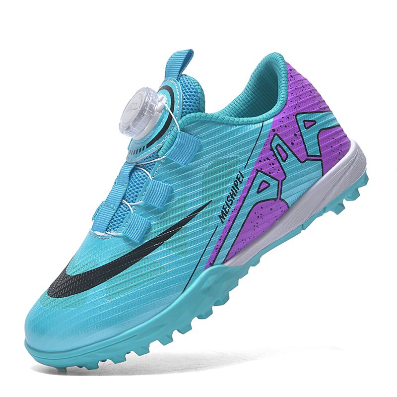Wholesale Custom Boy Soccer TF/FG Boots Kid Cleats Training Sport Sneaker Futsal Rubber Autumn Football Shoes