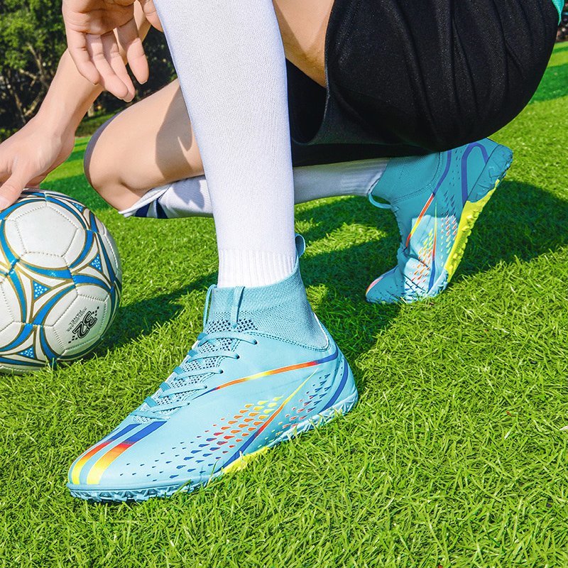 custom shoes with logo Outdoor Non-slip High Quality Football Boots Soccer shoes men new style 2024