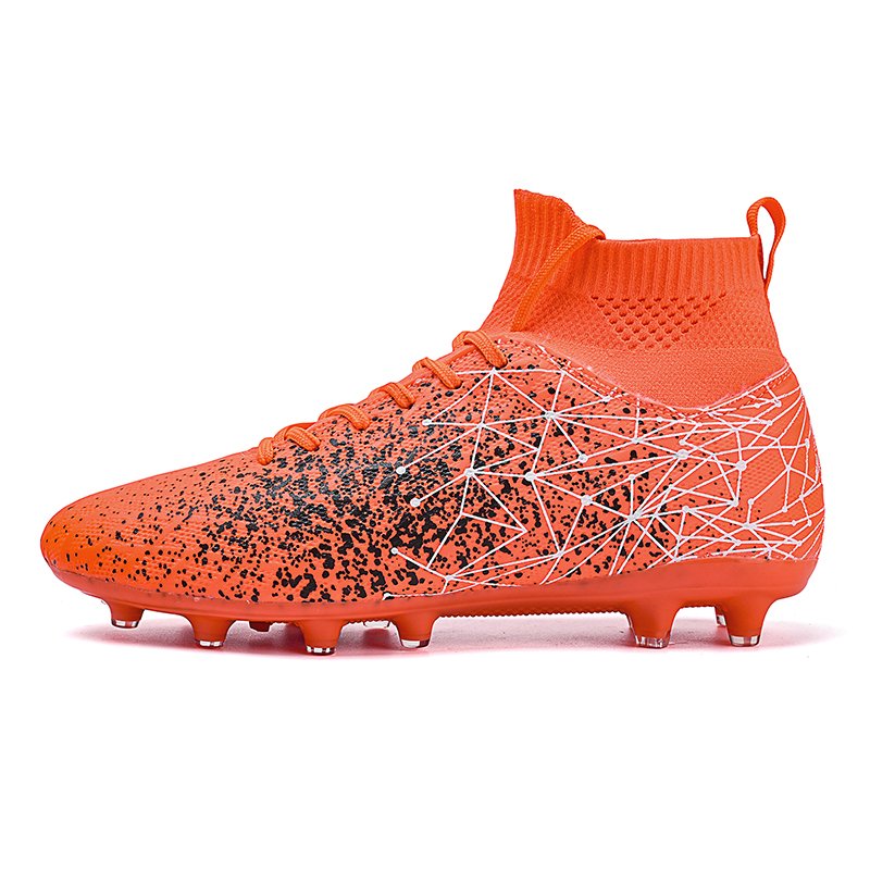 Best Selling Football Boots for Summer Original Full Knitted Waterproof Studded Soccer Shoes Size Range 36-45