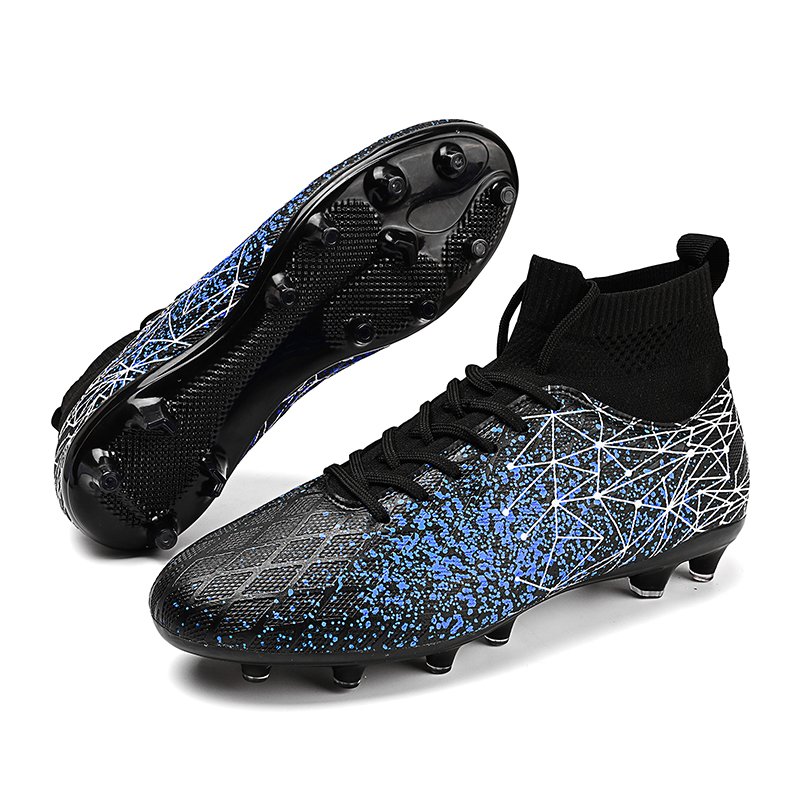 Best Selling Football Boots for Summer Original Full Knitted Waterproof Studded Soccer Shoes Size Range 36-45