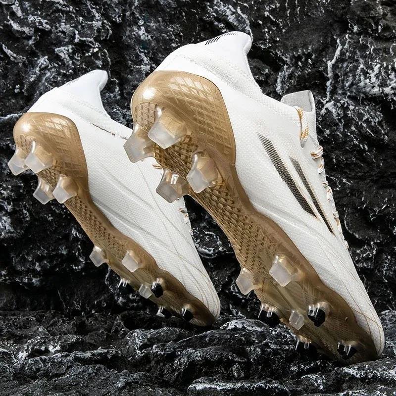 FG/TF High Quality Mens Soccer Shoes Non-Slip Turf Soccer Cleats for Kids Training Football Boots Chuteira Campo 35-45
