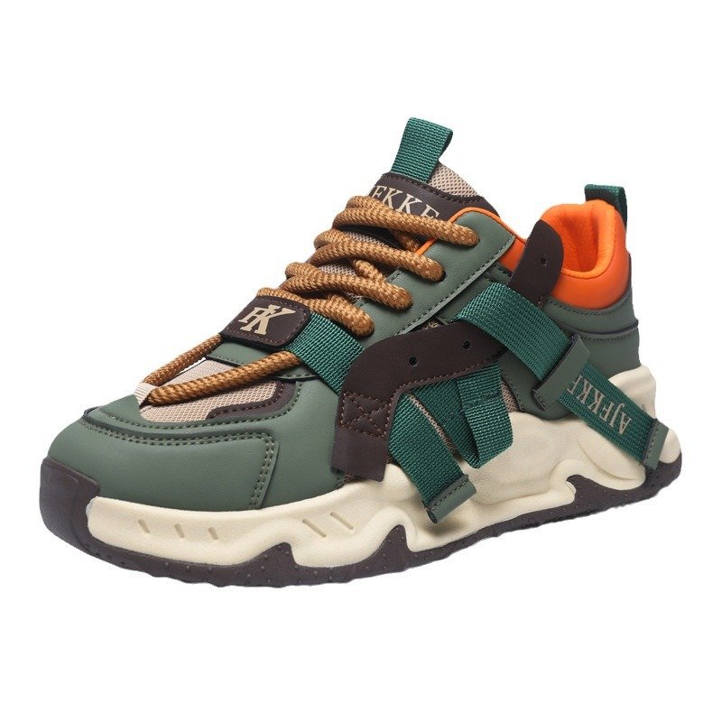 2024 autumn and winter new fashion design men's sports walking shoes leisure skateboard shoes increase sports shoes