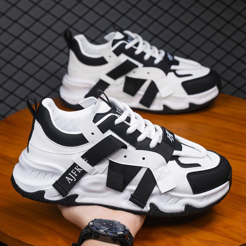 2024 autumn and winter new fashion design men's sports walking shoes leisure skateboard shoes increase sports shoes