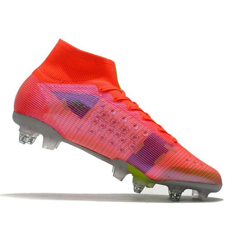 High Quality Men's Soccer Boots Anti-Training High Ankle Cleats Shoes for Outdoor Football Synthetic Upper Summer Winter Seasons
