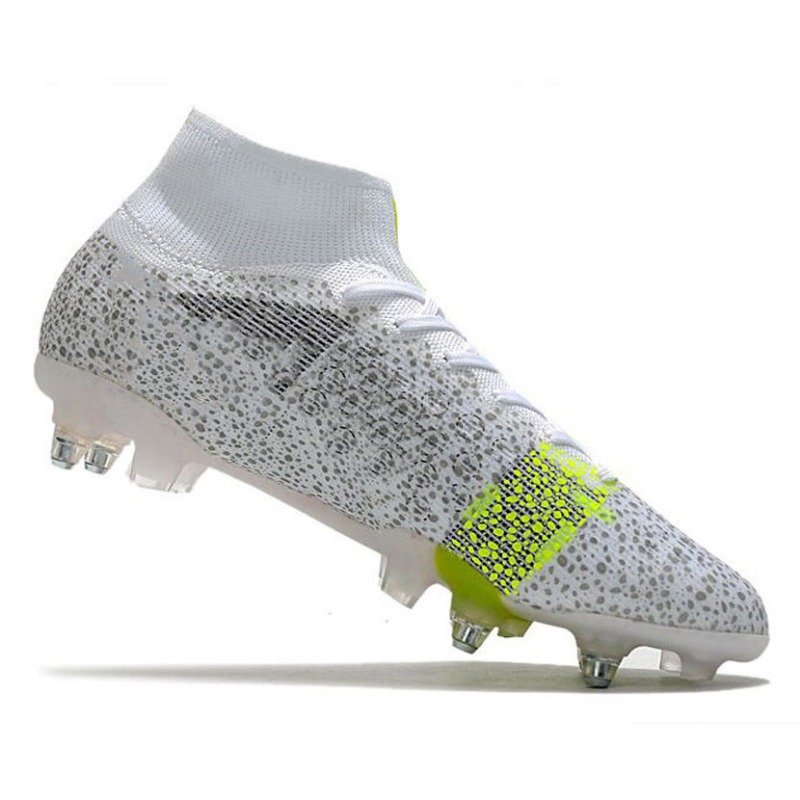 High Quality Men's Soccer Boots Anti-Training High Ankle Cleats Shoes for Outdoor Football Synthetic Upper Summer Winter Seasons