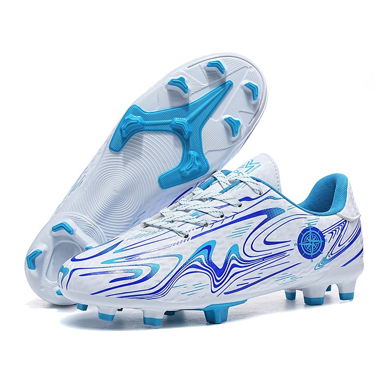 New Arrival Breathable Youth Training Soccer Shoes Outdoor Sports Long Nail Football Shoes For Unisex