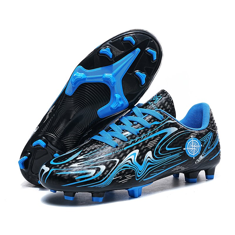 New Arrival Breathable Youth Training Soccer Shoes Outdoor Sports Long Nail Football Shoes For Unisex