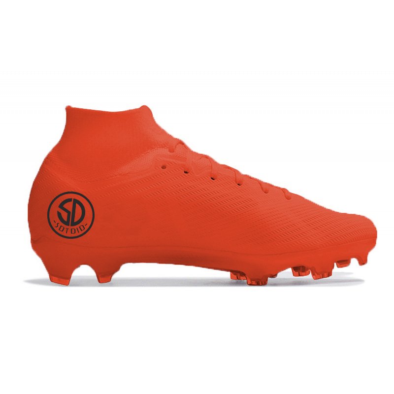 Factory Customize Men Cleats Football Boots High Top Soccer Shoes Sneakers Turf Outdoor White Sport Shoes Soccer Boots