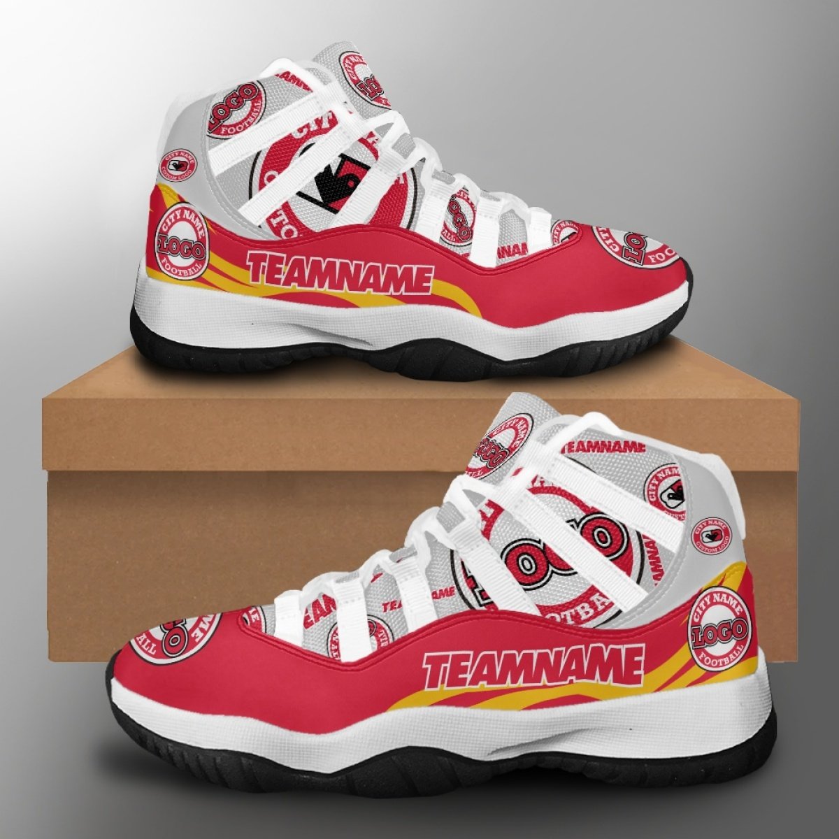 Wholesale Soccer National Football Team Print Design Sneakers Fashion Basketball Shoes Breathable Football Team Casual Shoes