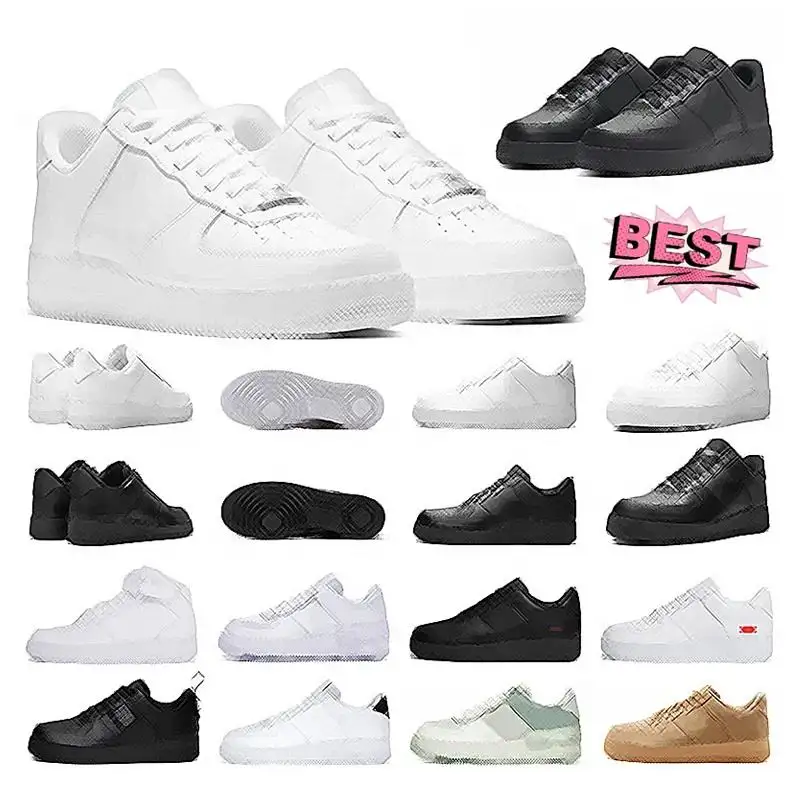2024 New Arrival Top Quality Hot Selling Discounted Price shoes Genuine Leather white Anti Slip Unisex Air casual shoes sneakers