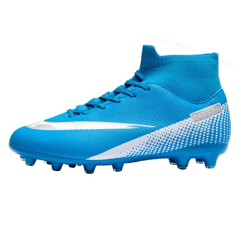 Big size Boy's and Men's Soccer Shoes High Ankle Football Boots Size 35-48 Custom Brand Football Shoes Factory price soccer shoe