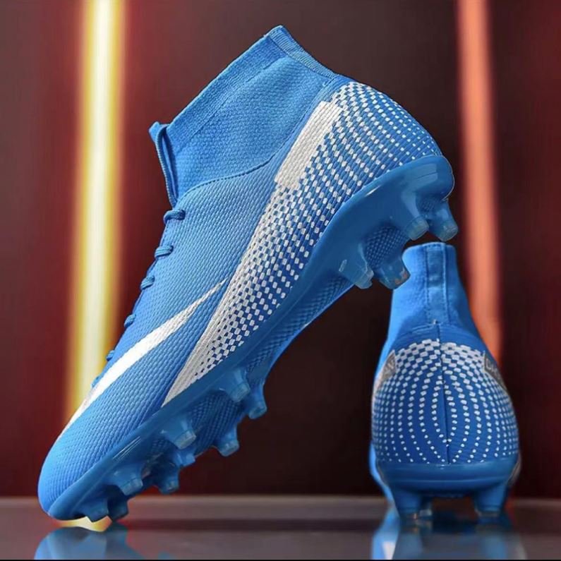 Big size Boy's and Men's Soccer Shoes High Ankle Football Boots Size 35-48 Custom Brand Football Shoes Factory price soccer shoe