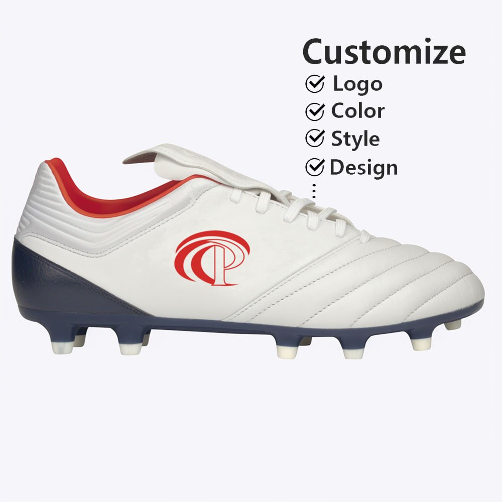 Supplier Customize Professional Training Leather Synthetic Outdoor Soccer Cleats Fustal For Men