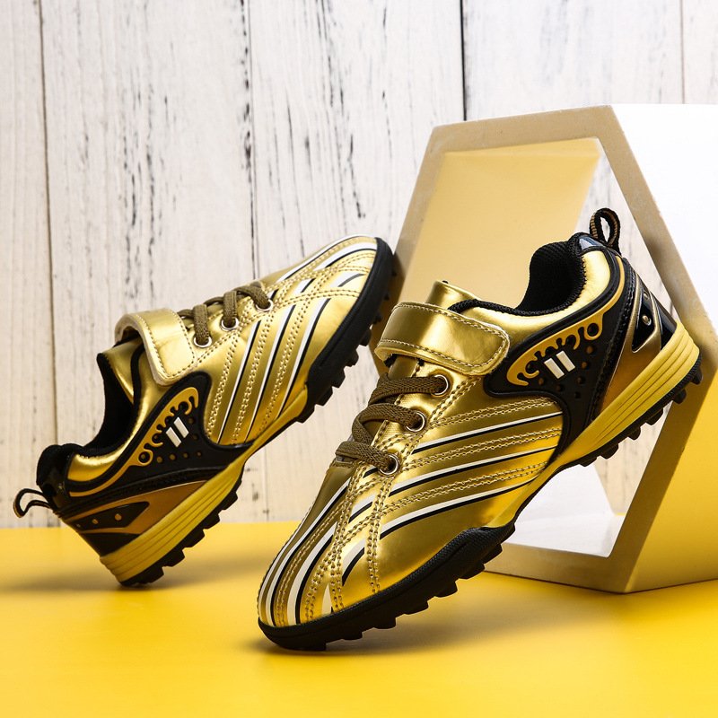 Wholesale Authentic Children Breathable Non-Slip Primary Students Professional Training Boys Soccer Shoes