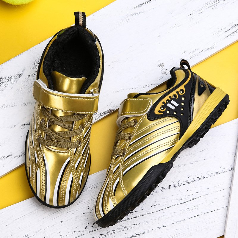 Wholesale Authentic Children Breathable Non-Slip Primary Students Professional Training Boys Soccer Shoes