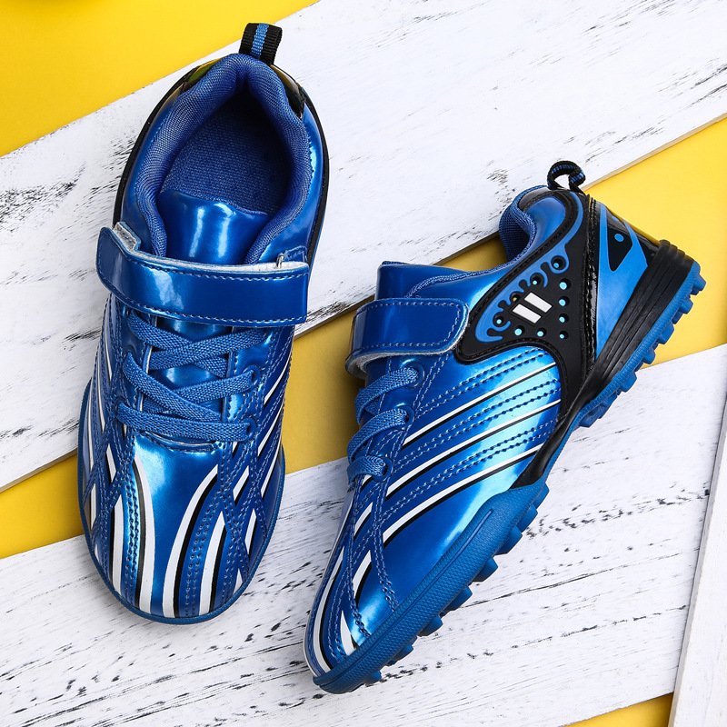 Wholesale Authentic Children Breathable Non-Slip Primary Students Professional Training Boys Soccer Shoes