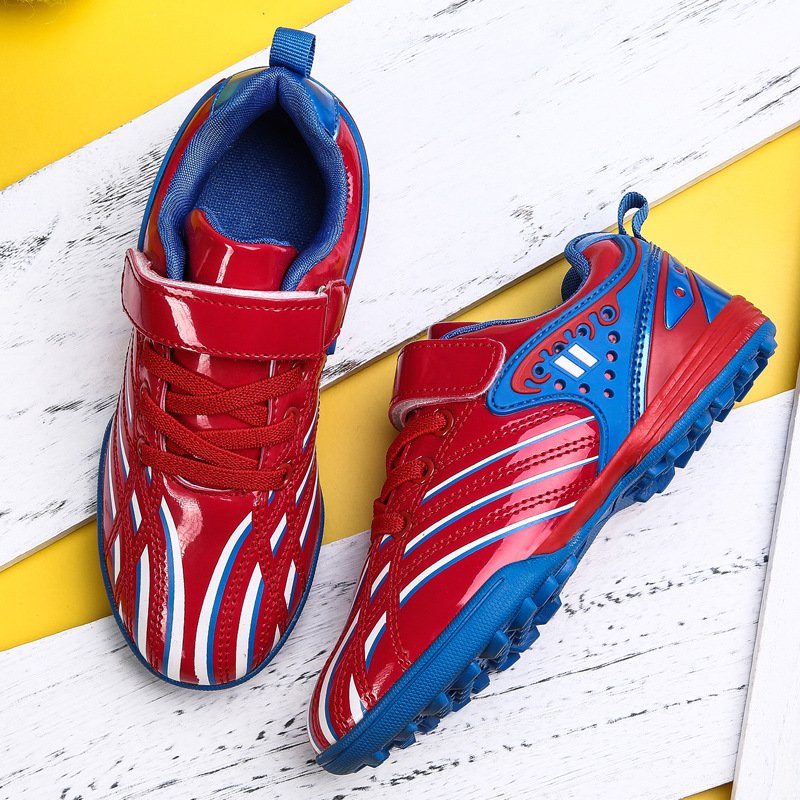 Wholesale Authentic Children Breathable Non-Slip Primary Students Professional Training Boys Soccer Shoes
