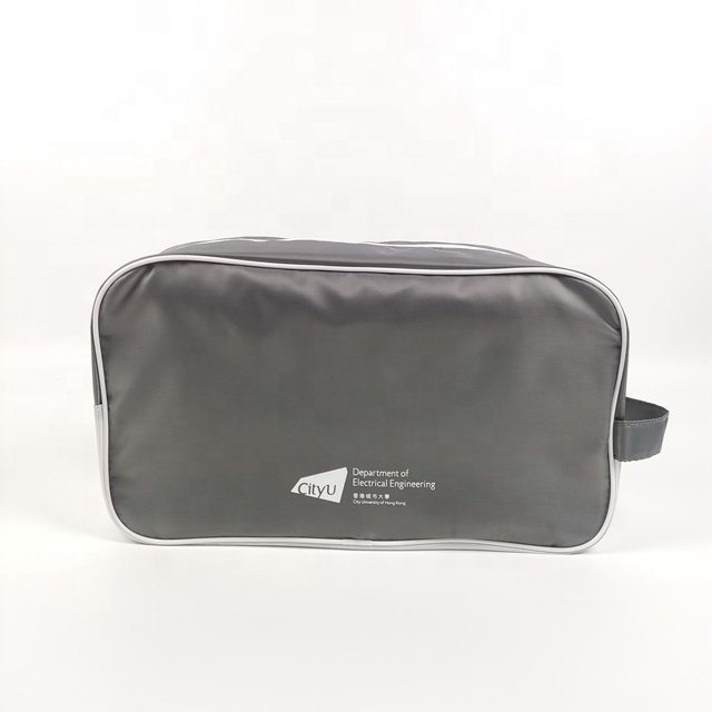 Custom Luxury Polyester Travel Zipper Shoe Bag Soccer Shoes Packaging Dust Proof Shoes Bag For Travel