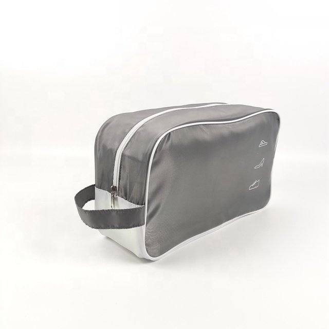 Custom Luxury Polyester Travel Zipper Shoe Bag Soccer Shoes Packaging Dust Proof Shoes Bag For Travel