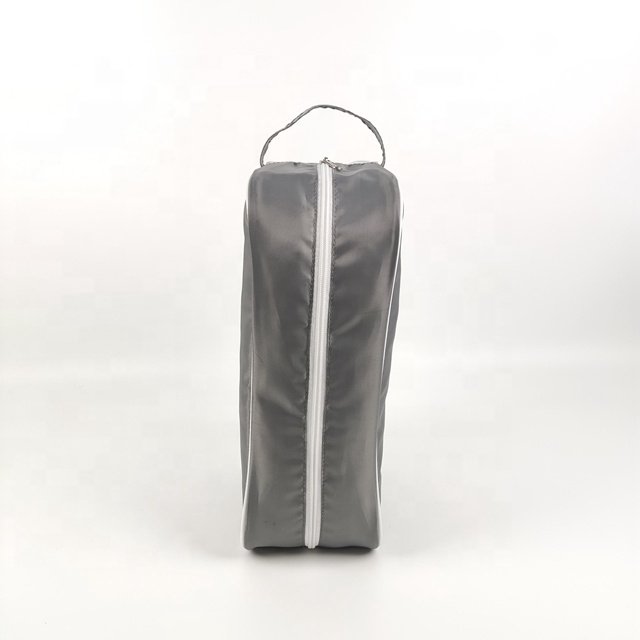 Custom Luxury Polyester Travel Zipper Shoe Bag Soccer Shoes Packaging Dust Proof Shoes Bag For Travel
