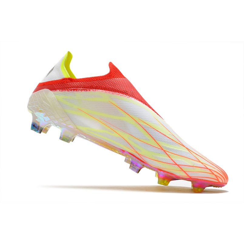 Red Black Cleats Factory Wholesale Low Ankle FG Football Boots, X SPEEDFLOW+ FG Soccer Shoes