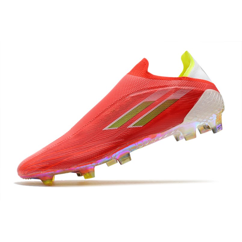 Red Black Cleats Factory Wholesale Low Ankle FG Football Boots, X SPEEDFLOW+ FG Soccer Shoes