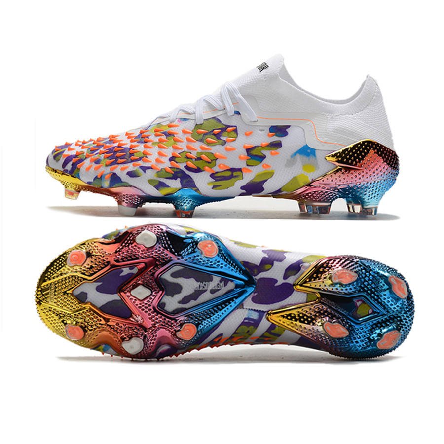 Best Selling Football Boots Original Full Knitted Waterproof Studded soccer Shoes LOW FG 39-45 Sport Football Boots Shoes