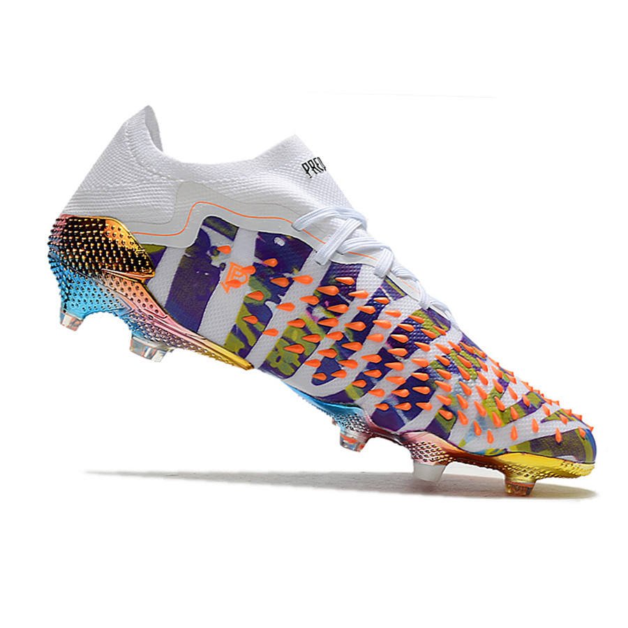 Best Selling Football Boots Original Full Knitted Waterproof Studded soccer Shoes LOW FG 39-45 Sport Football Boots Shoes