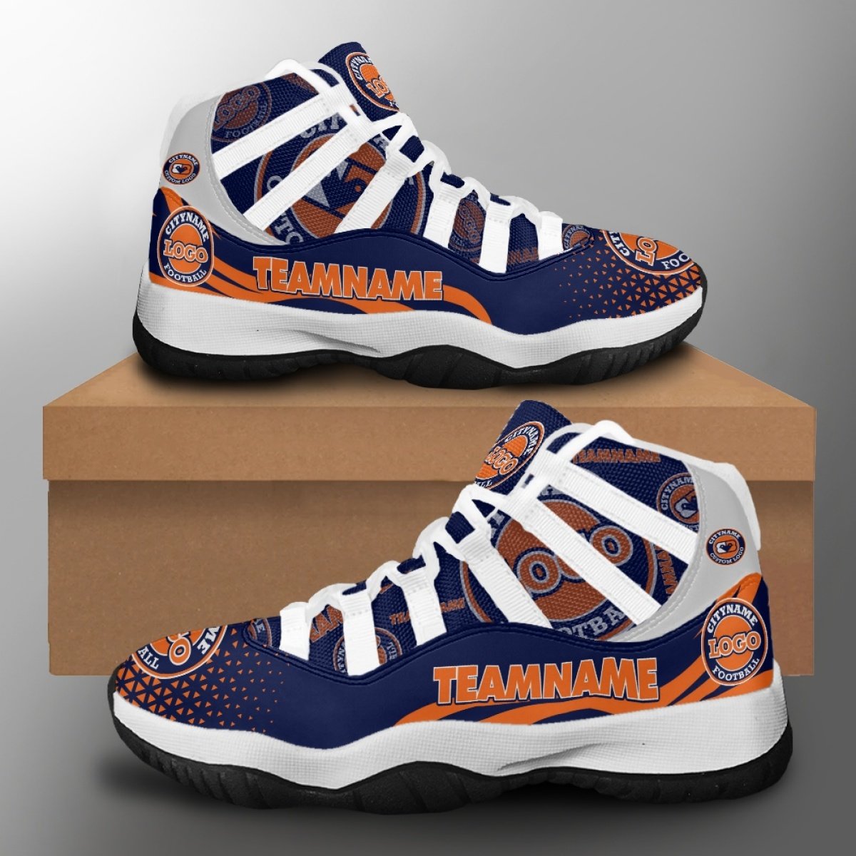 Wholesale Soccer National Football Team Print Design Sneakers Fashion Basketball Shoes Breathable Football Team Casual Shoes