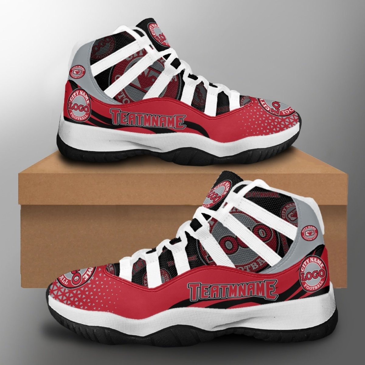 Wholesale Soccer National Football Team Print Design Sneakers Fashion Basketball Shoes Breathable Football Team Casual Shoes
