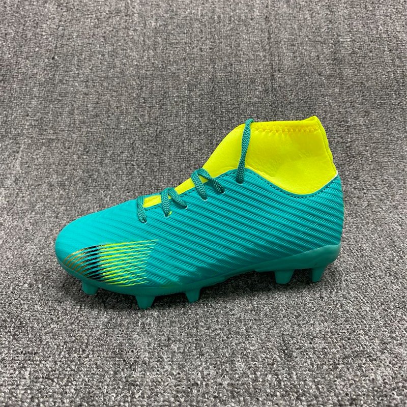 Custom Boy Outdoor Football Boots High Ankle Ag Soccer Shoes For Men Cleats Futsal For Artificial Turf Fg Unisex Football Shoes