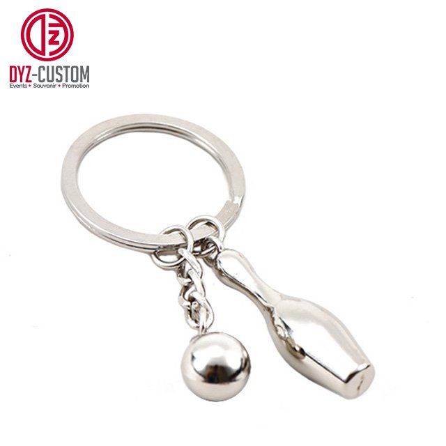 Custom Promotional Mini Soccer Shoes Football Keychain Metal Keyring with Laser Logo