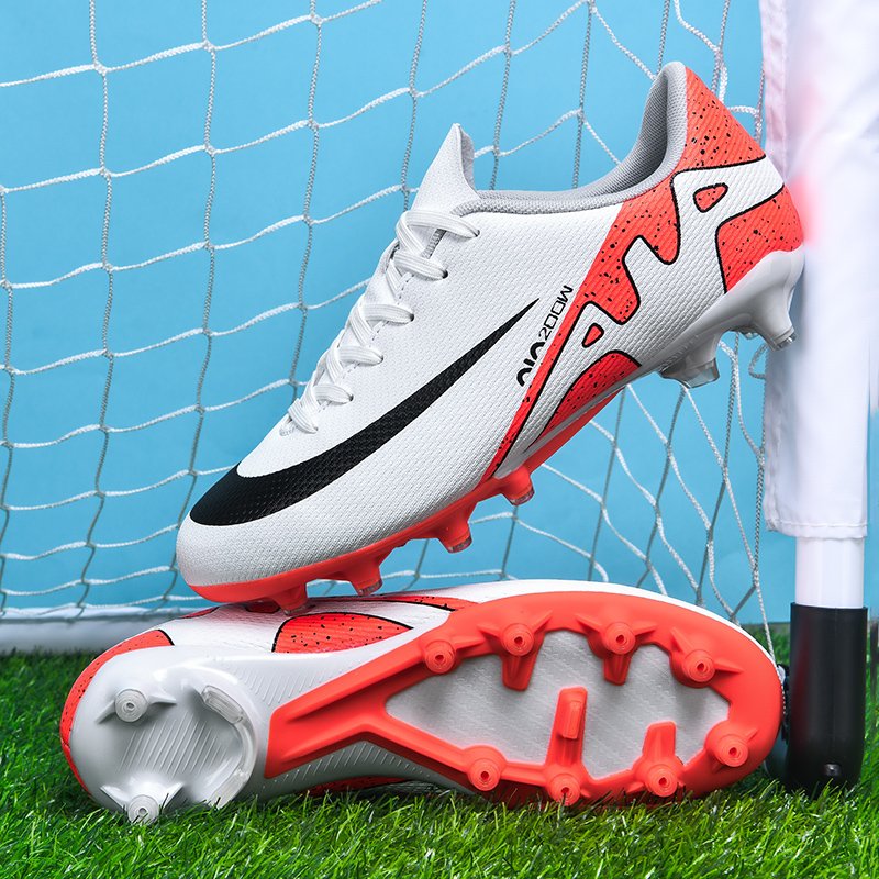 Custom Men's Professional Football Cleats Autumn Sports Shoes with Grip Socks & Rubber Insole Soccer Boots