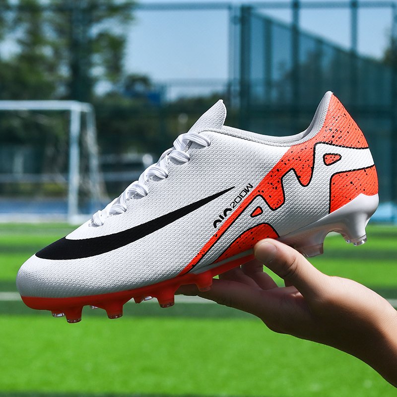 Custom Men's Professional Football Cleats Autumn Sports Shoes with Grip Socks & Rubber Insole Soccer Boots