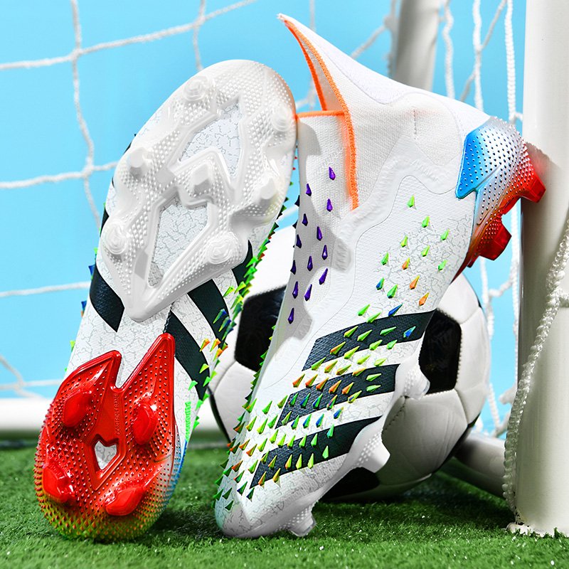 Professional High Top Soccer Boots FG Spikes for Men and Women Multi-Season Use-for Summer Winter Spring Autumn