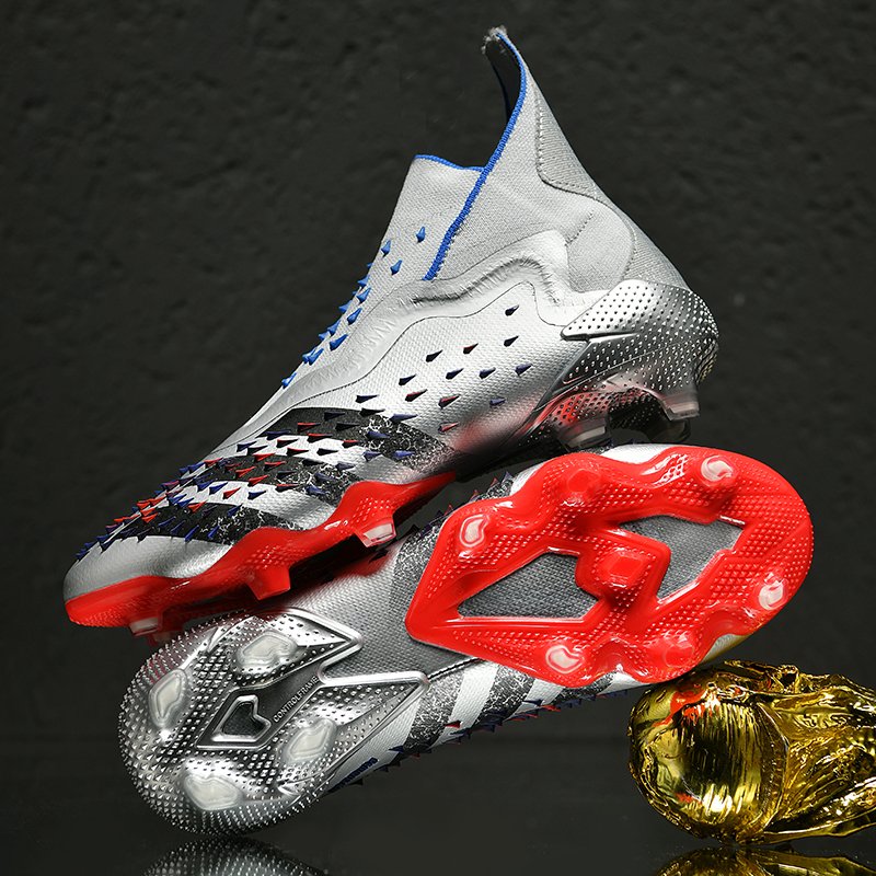 Professional High Top Soccer Boots FG Spikes for Men and Women Multi-Season Use-for Summer Winter Spring Autumn