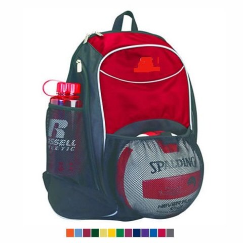 New Stylish Logo Custom School Sport Equipment Bag Volleyball Basketball Football Soccer Backpack With Ball Compartment