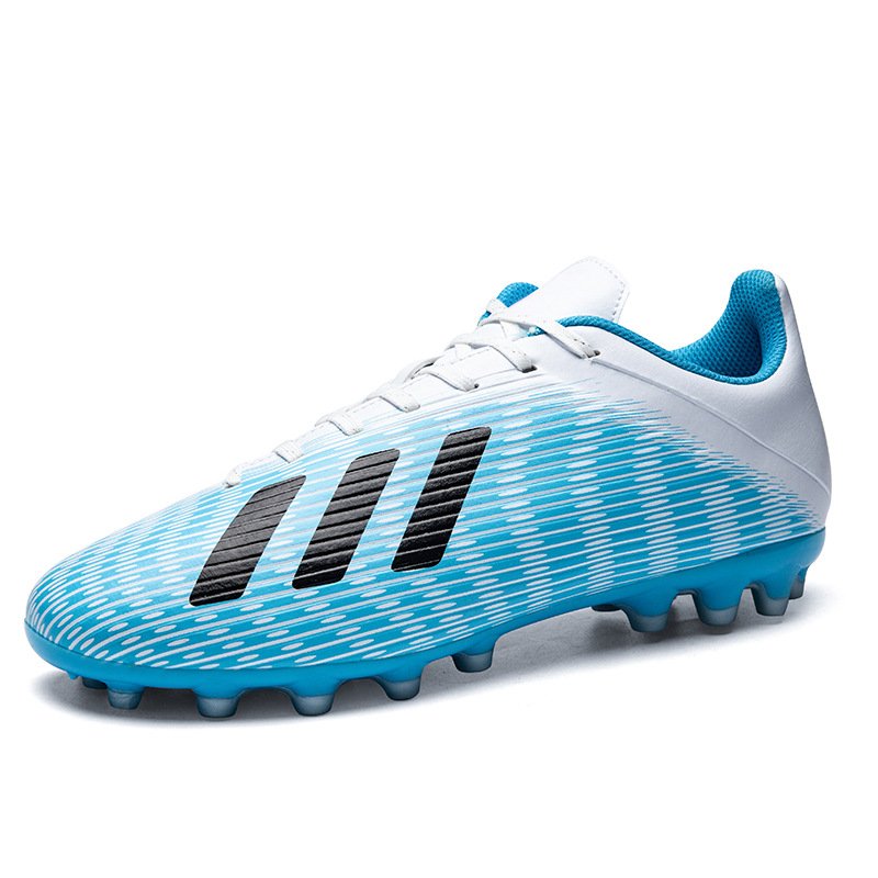 Low Cut Blue Football Shoes Trainer Breathable Soccer Ball Football Cleats Footwear Youth Turf Soccr Shoes