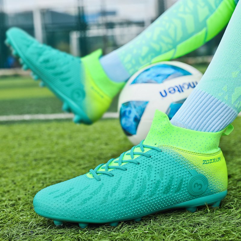 New custom logo shoes Design Soccer Shoes for men Outdoor High-Top Soccer Shoes Light Weight Men's Football Boots
