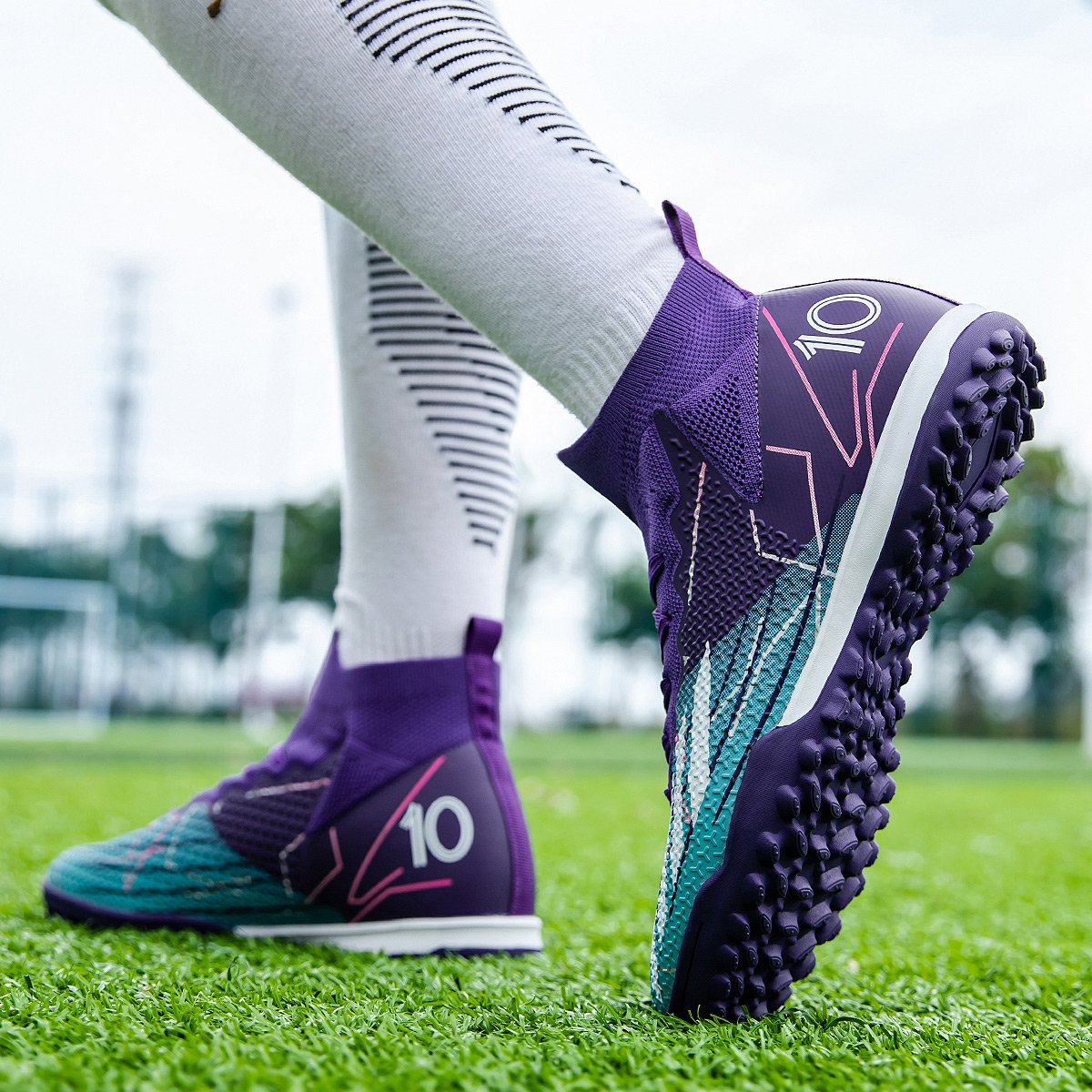 Unisex Professional Training Football Soccer Cleats Quick-Dry Breathable Design for All Seasons-Summer Winter Spring Autumn